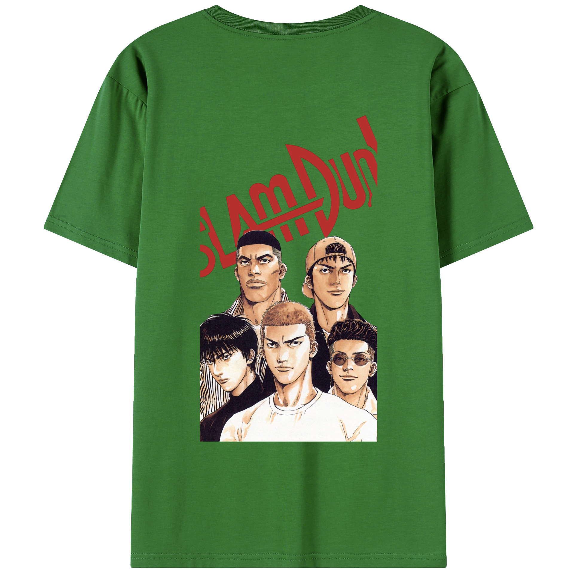SLAM DUNK／スラムダンク レディース半袖Tシャツ(バックプリント)